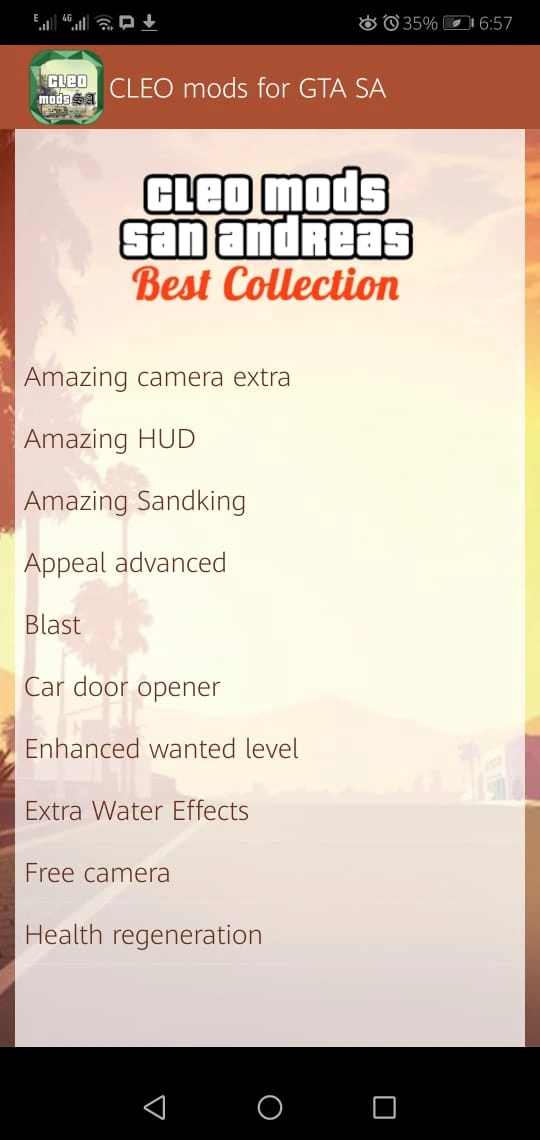 Screenshot Of GTA SA Cleo Android