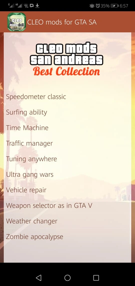 Screenshot Of GTA SA Cleo Download